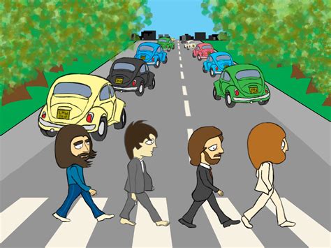 The Beatles - Abbey Road by BurntToad on DeviantArt