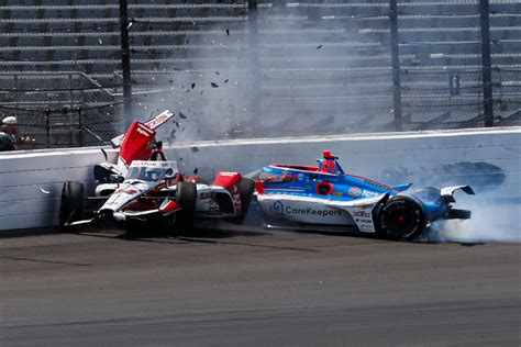 Stefan Wilson out of Indy 500 after crash at practice - Indianapolis ...