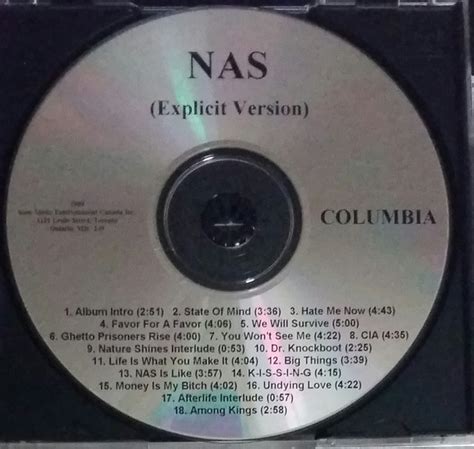 Nas – I Am... (1999, Advance, CDr) - Discogs