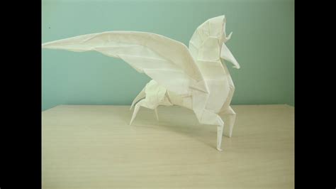 Origami Pegasus - YouTube