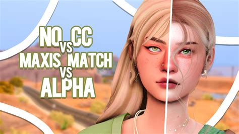 Sims 4 Maxis Match Vs Alpha Male Cc - Infoupdate.org