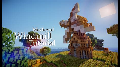 Minecraft Medieval Windmill Tutorial (Design #3) - YouTube