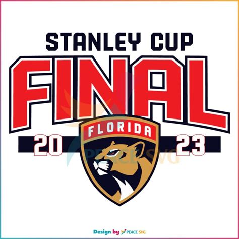 Florida Panthers NHL 2023 Stanley Cup Final SVG Graphic Design File ...