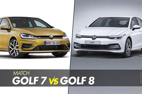 Volkswagen Golf 7 vs Golf 8 : plus différentes qu'il n'y paraît