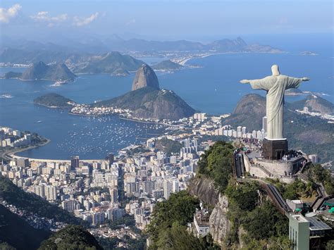 Christ the Redeemer in Rio de Janeiro from helicopter : r/brasil