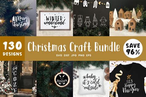 Christmas Svg Bundle | 130 Winter Wonderland SVG Bundle