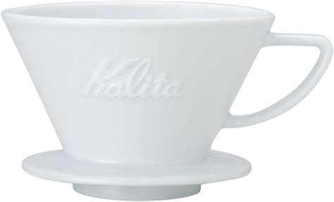 Kalita Wave #185 Ceramic Dripper, White - Crema
