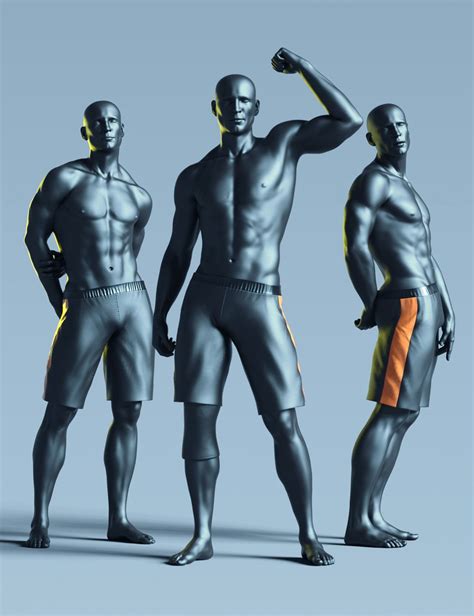 Still Standing Poses for Genesis 8 Male | Daz 3D