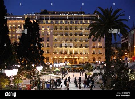 Grande Bretagne Hotel, Syntagma Square, Athens, Greece Stock Photo - Alamy