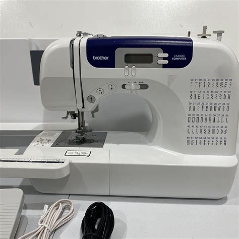 Brother CS6000I Quilting Sewing Machine w Case Top Instruction Book | eBay