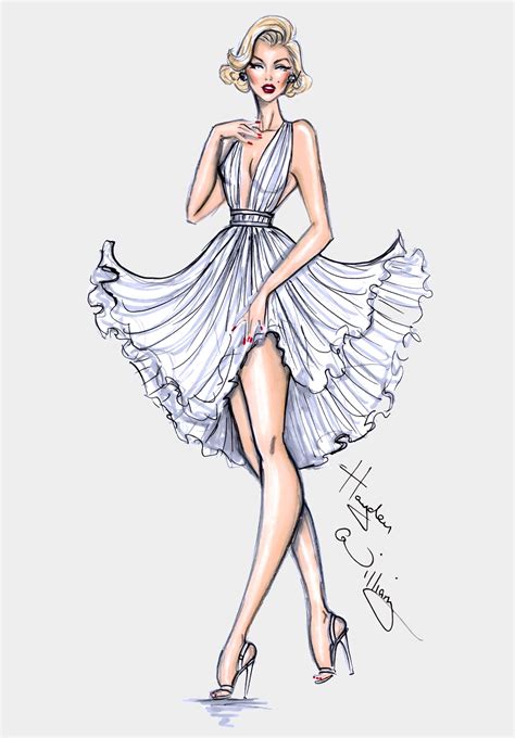 Hayden Williams Fashion Illustrations: Happy Birthday Marilyn! By ...