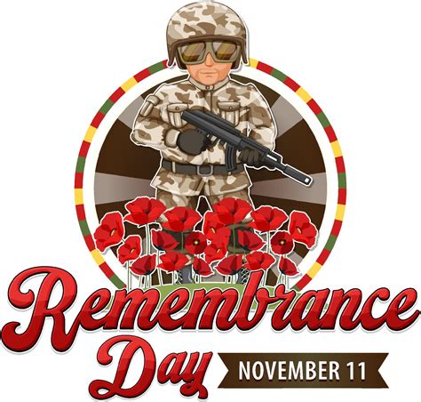 Remembrance Day Logo Design 12723754 Vector Art at Vecteezy