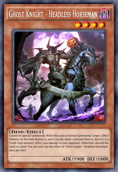 Ghost Knight - Headless Horseman - Casual Cards - Yugioh Card Maker Forum