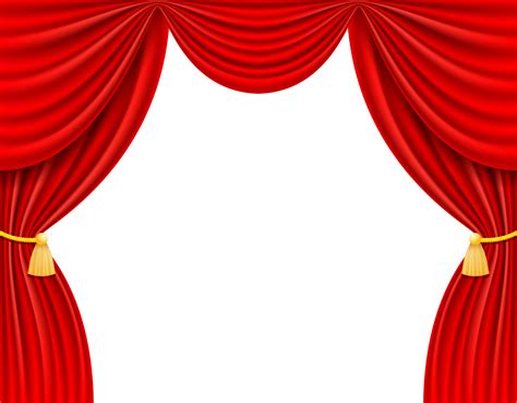 red theatrical curtain vector illustration 514929 Vector Art at Vecteezy