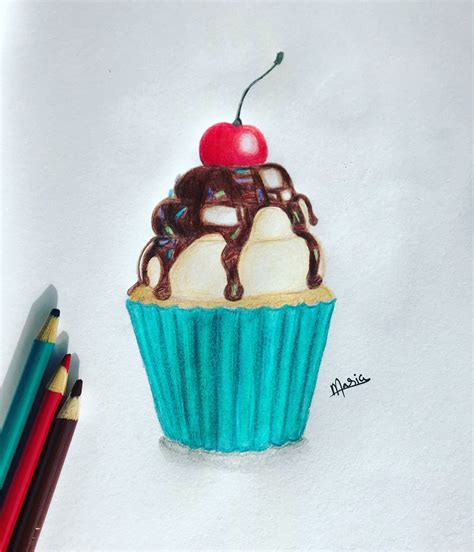 Cupcake Drawing Ideas