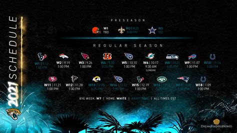 Official: Jaguars 2021 schedule released