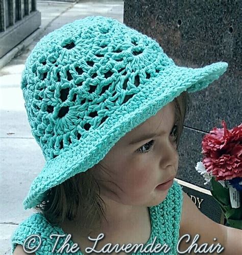 7 Free Crochet Sun Hat Patterns for Children • Salty Pearl Crochet