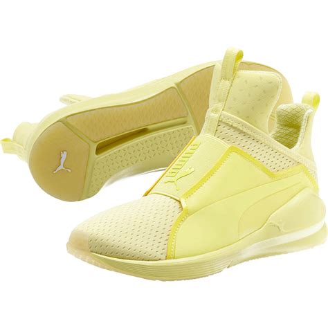 Puma Fierce Bright Mesh Women's Training Shoes in Yellow | Lyst