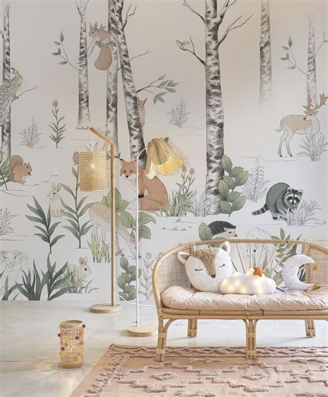 Forest Animals Wall Murals | Animal Wallpaper | Ever Wallpaper UK