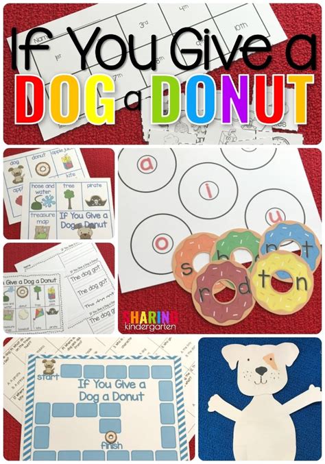 If You Give a Dog a Donut Activities and Fun - Sharing Kindergarten