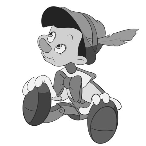 Black and White Pinocchio Trace by iwannadrawgood on DeviantArt