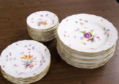 Collection of Meissen porcelain plates