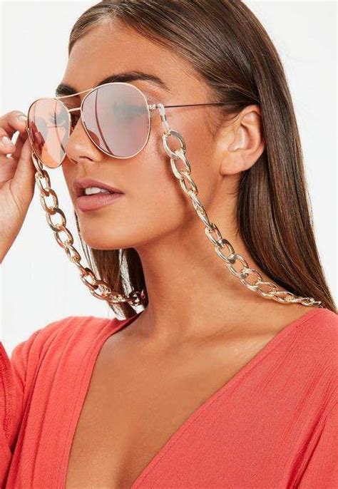 Thick Gold Sunglasses Chain | Eyewear chain, Gold sunglasses, Sunglasses