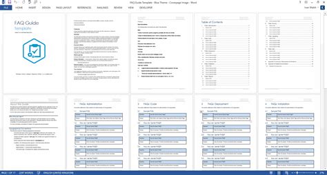 Frequently Asked Questions Template (MS Word) – Technical Writing Tools