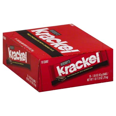 KRACKEL Chocolate Bar, 1.55 oz - Walmart.com - Walmart.com