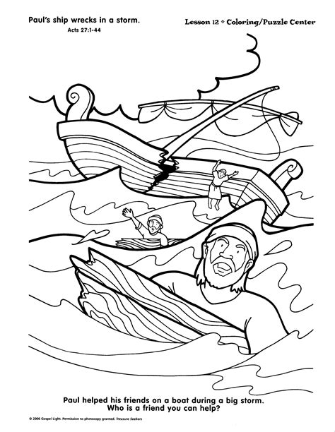 Paul And Barnabas Coloring Page at GetColorings.com | Free printable ...