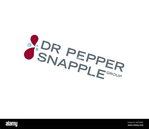 Dr Pepper Snapple Group, Rotated Logo, White Background B Stock Photo - Alamy