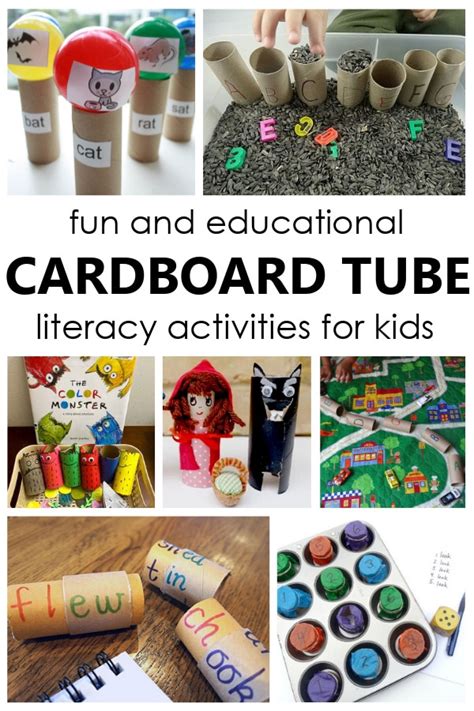 Cardboard Tube Literacy Activities - Fantastic Fun & Learning