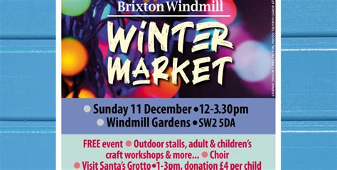 Festive plans at Brixton Windmill | Brixton Windmill & Education Centre