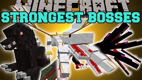 Minecraft: OVERPOWERED BOSSES (THE STRONGEST MOBS ALIVE!) Mod Showcase - YouTube