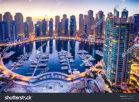 Night View Dubai Marina Taken Where Stock Photo 657144271 | Shutterstock