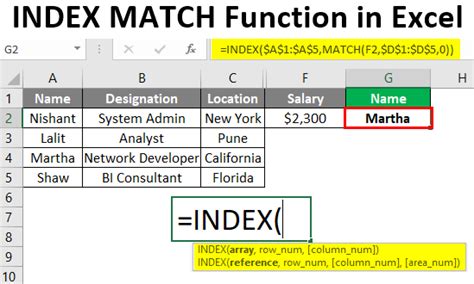 Index Match Function in Excel | How to Use Index Match function in Excel?