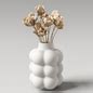 Decorative ceramic vase with flowers - Vase - 3D model