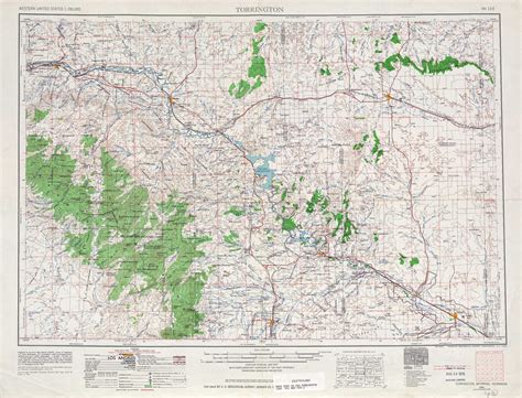 Topographic Map Wyoming - Zip Code Map