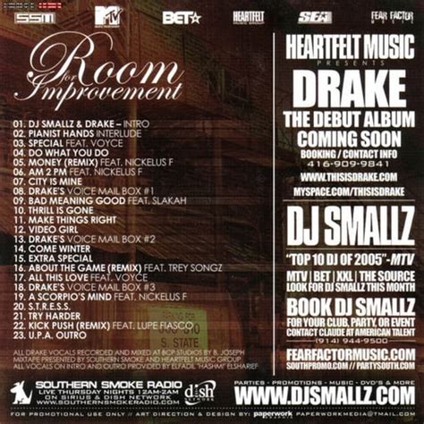 DJ Smallz and Drake's 'Room For Improvement' is the 'Throwback of the ...