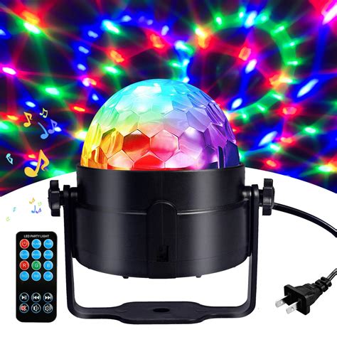 Disco Ball Disco Lights-COIDEA Party Lights Sound Activated Storbe ...