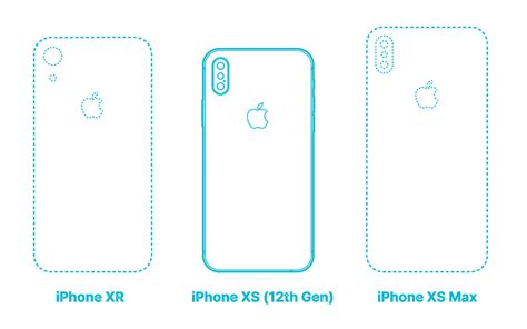 Apple iPhone XS (12th Gen) Dimensions & Drawings | Dimensions.com