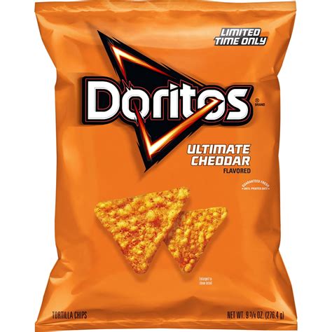 Doritos Ultimate Cheddar Flavored Tortilla Chips, 9.75 oz Bag