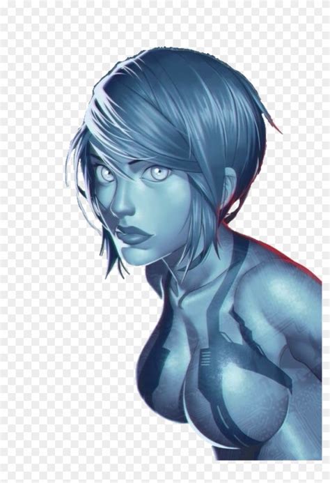 Cortana Sticker - Halo Fan Art Cortana, HD Png Download - 1024x1450 ...