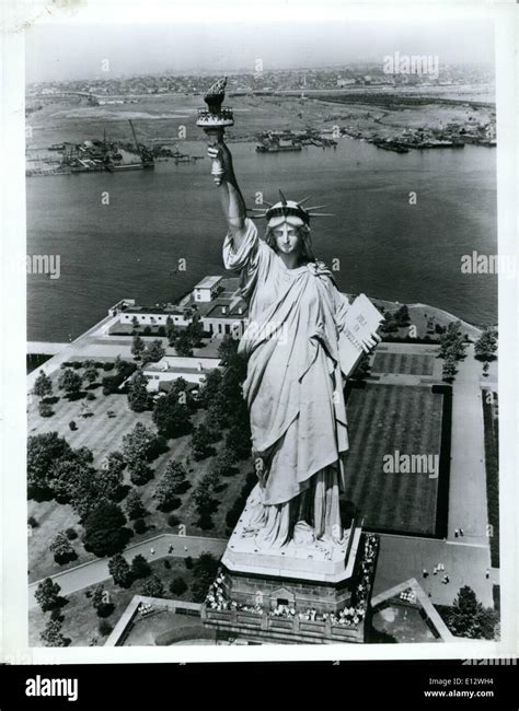 Feb. 25, 2012 - Chains unshackled at her feet, the Statue of Liberty ...