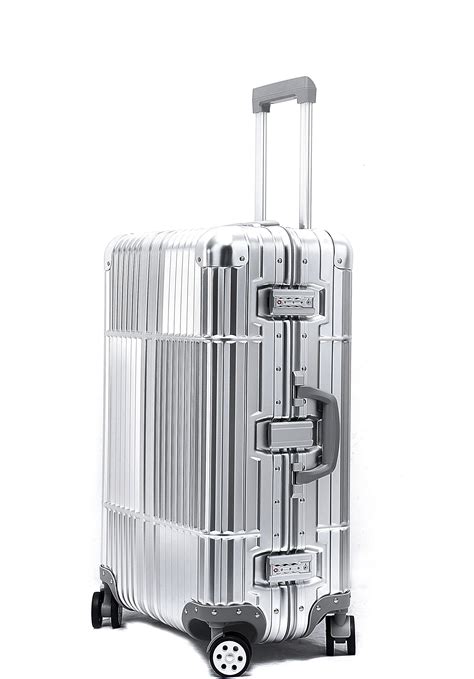 24" Aluminum Luggage (Silver) – Newbee Fashion