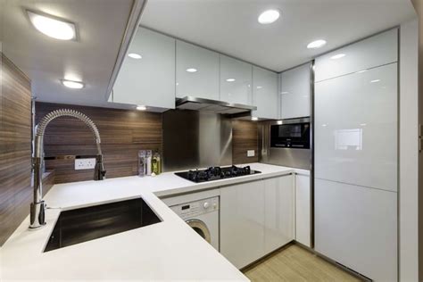 Modern Small warm Apartment - Contemporary - Kitchen - Hong Kong - by Ample DESIGN