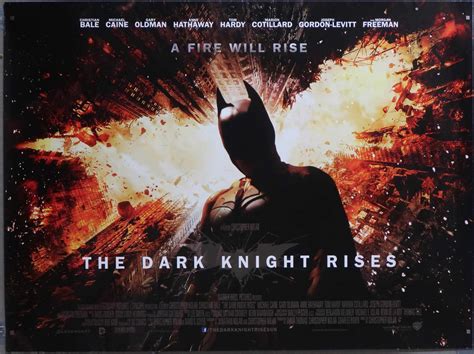 Dark Knight Rises Original Movie Poster UK quad 40"x30" - Simon.Dwyer ...