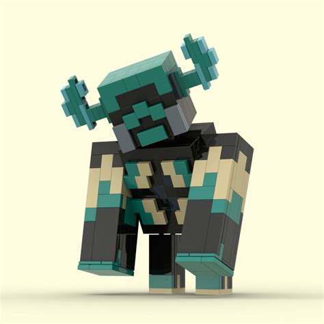 I made the Warden! : r/lego_minecraft