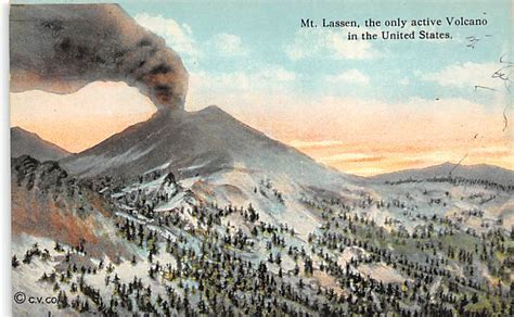 Mt. Lassen, The only active volcano in USA Mt Lassen California USA ...