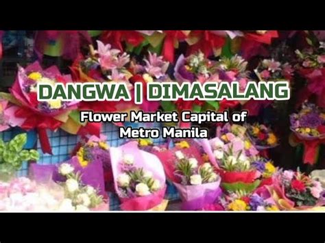 Dangwa Flower Market Dimasalang Road Sampaloc Manila Metro | Best Flower Site